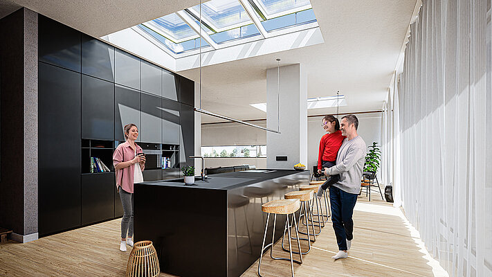 LAMILUX Modular Glass Skylight - Private house