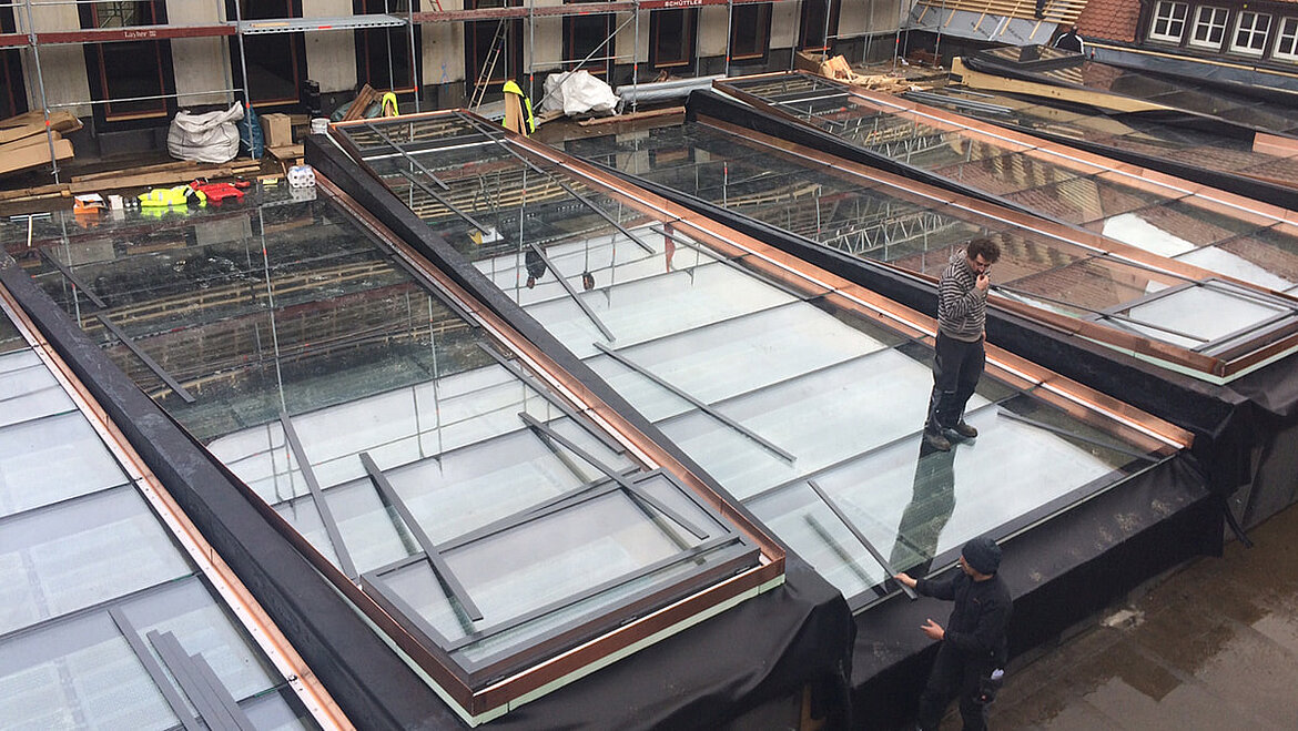 IHK Nuremberg with Glass Roof PR60 above atrium