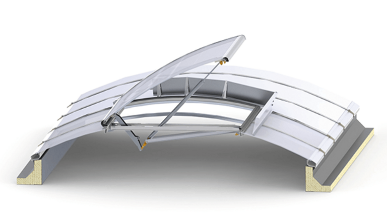 Arched Continuous Rooflight SHEV