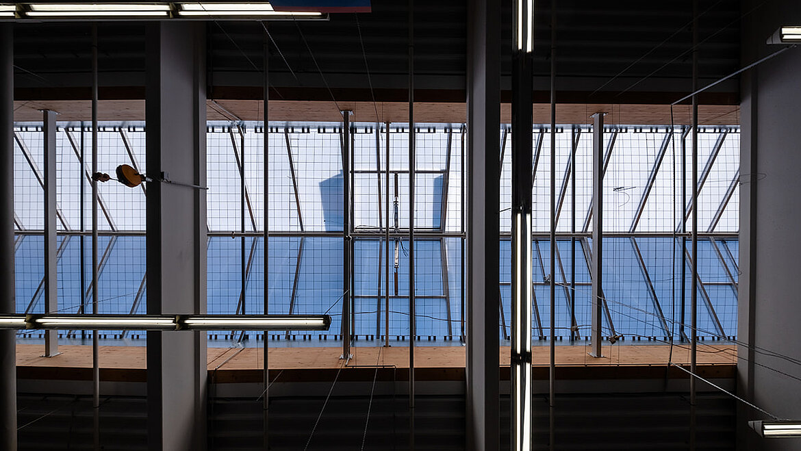 Internal view continuous rooflight Internal view continuous rooflight | insights by LAMILUX