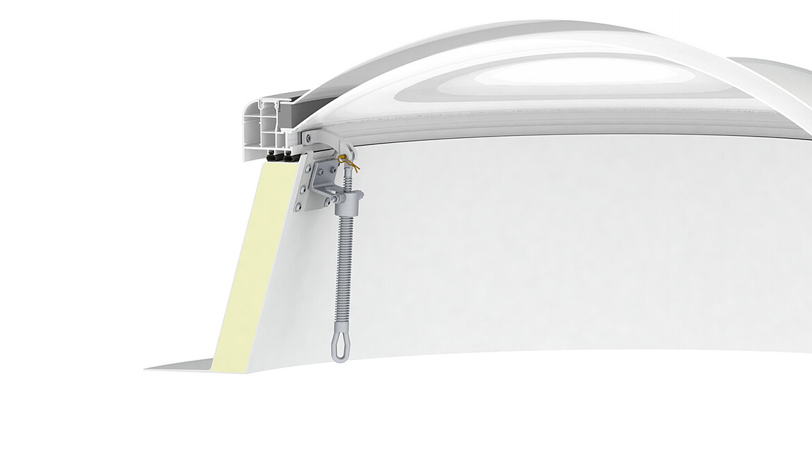 LAMILUX Rooflight F100 Circular Manual spindle