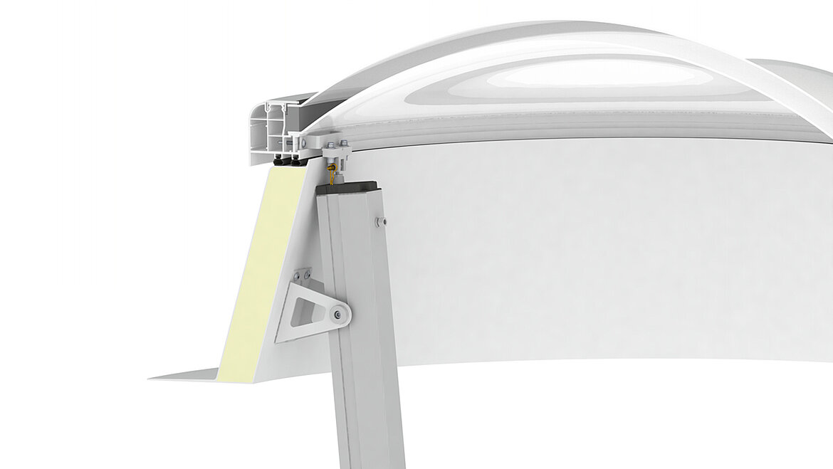 LAMILUX Rooflight F100 Circular Spindle motor