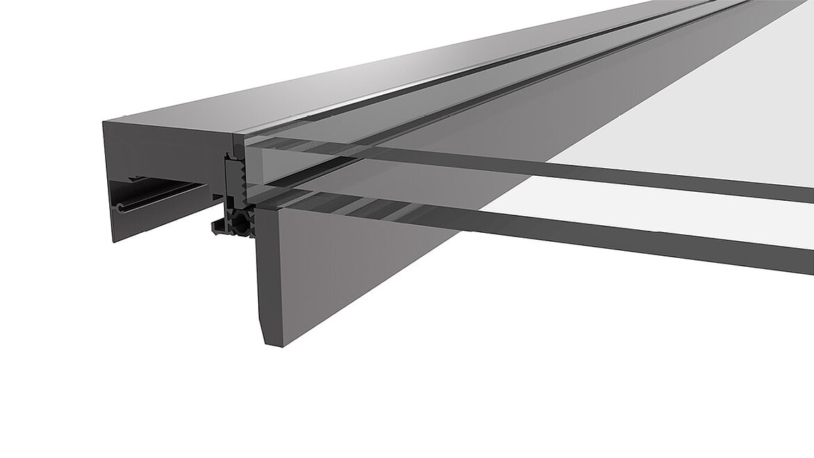 LAMILUX Modular Glass Skylight MS78 double-layered heat insulating glazing