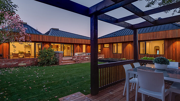 LAMILUX Glass Skylight Passivhaus - The Stable Master's Cottage Christchurch New Zealand