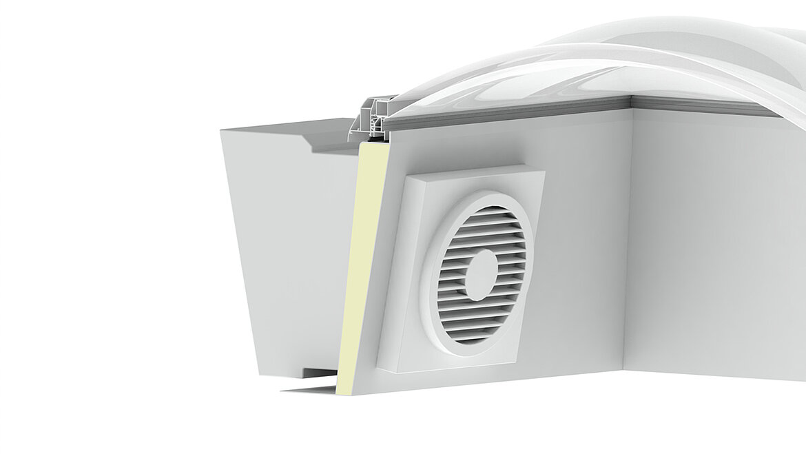 Rooflight F100 W Ventilator LAMILUX Rooflight F100 W Ventilator