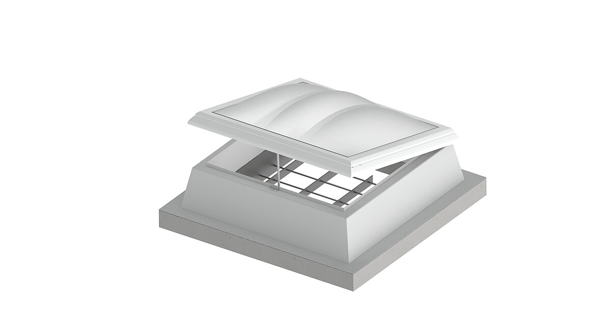Rooflight F100 Break-in protection grating LAMILUX Rooflight F100 Break-in protection grating