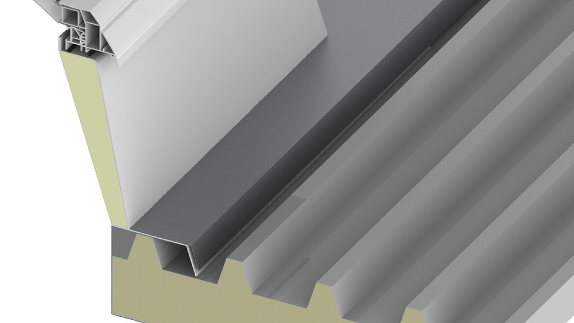 Rooflight F100 W bevelled base flange LAMILUX Rooflight F100 W bevelled base flange