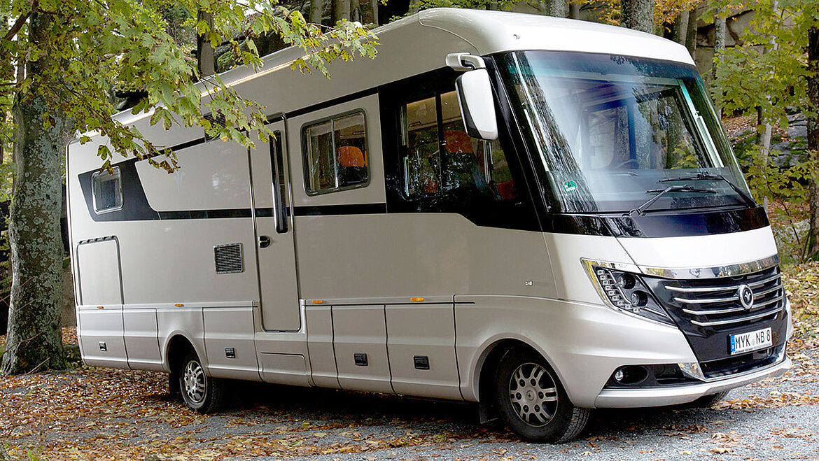 Composite materials for caravans