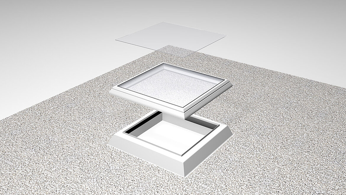 Sound insulation LAMILUX Glass Skylight F100