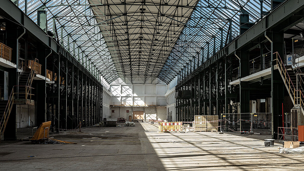 Renovation of the Factory Campus Düsseldorf with LAMILUX Glass Roof PR60