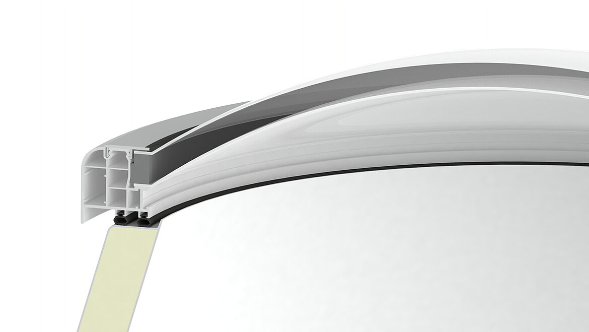 LAMILUX Rooflight F100 Circular glazing double layered