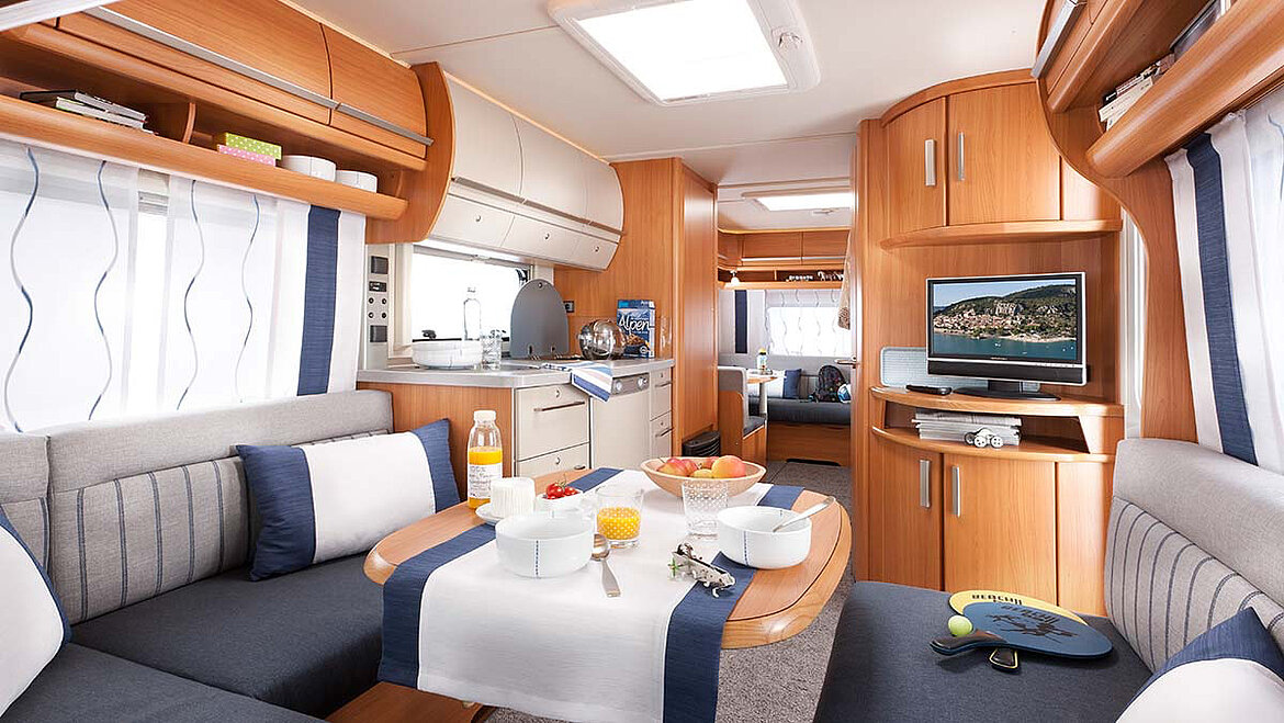 Interior of a Motorhome with GRP | insights by LAMILUX