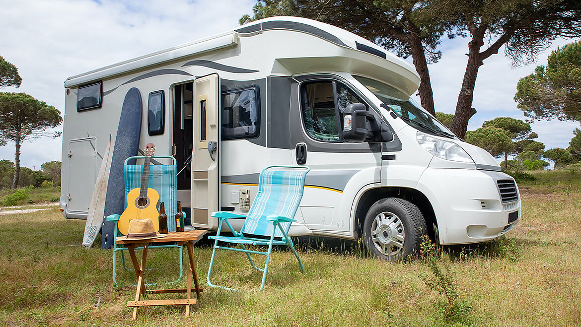 Caravan green meadow camping chairs 