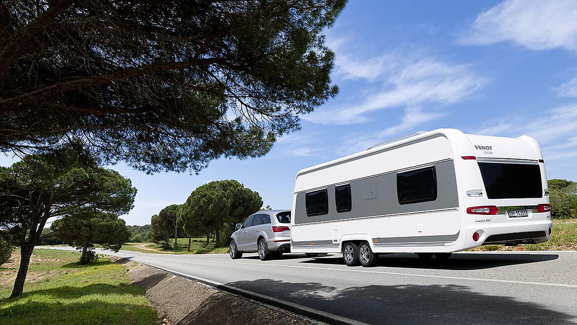 Caravan on a Street