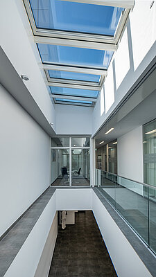 LAMILUX Glass Roof PR60 - Fronius Neuhof