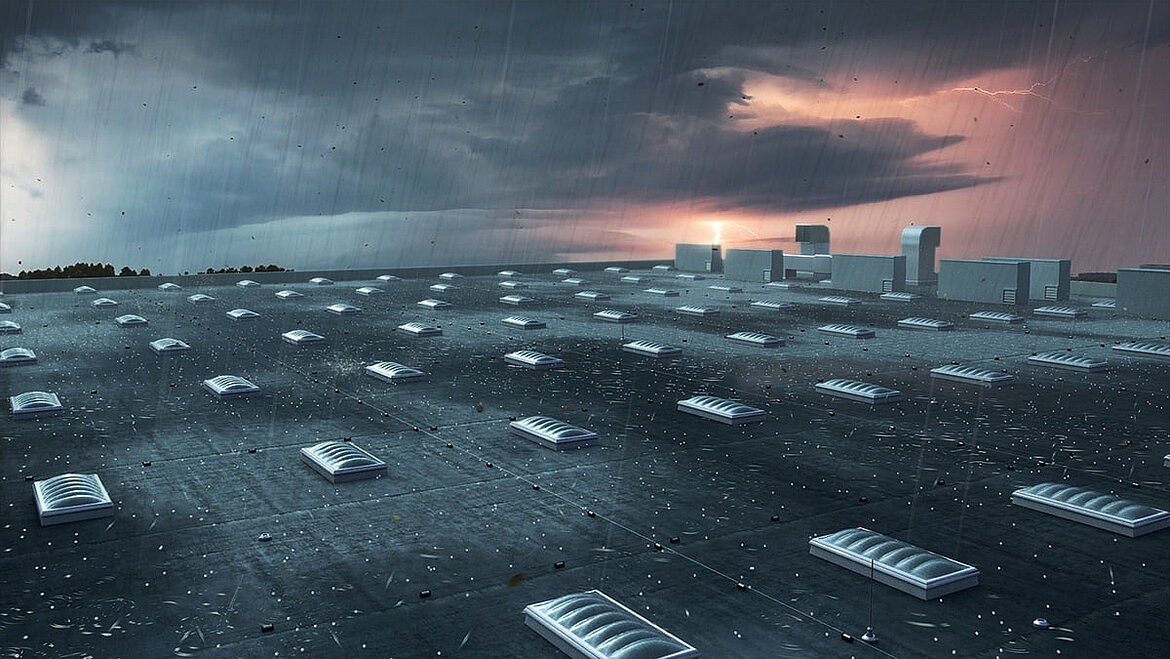 LAMILUX Roolight F100 W Extreme weather event