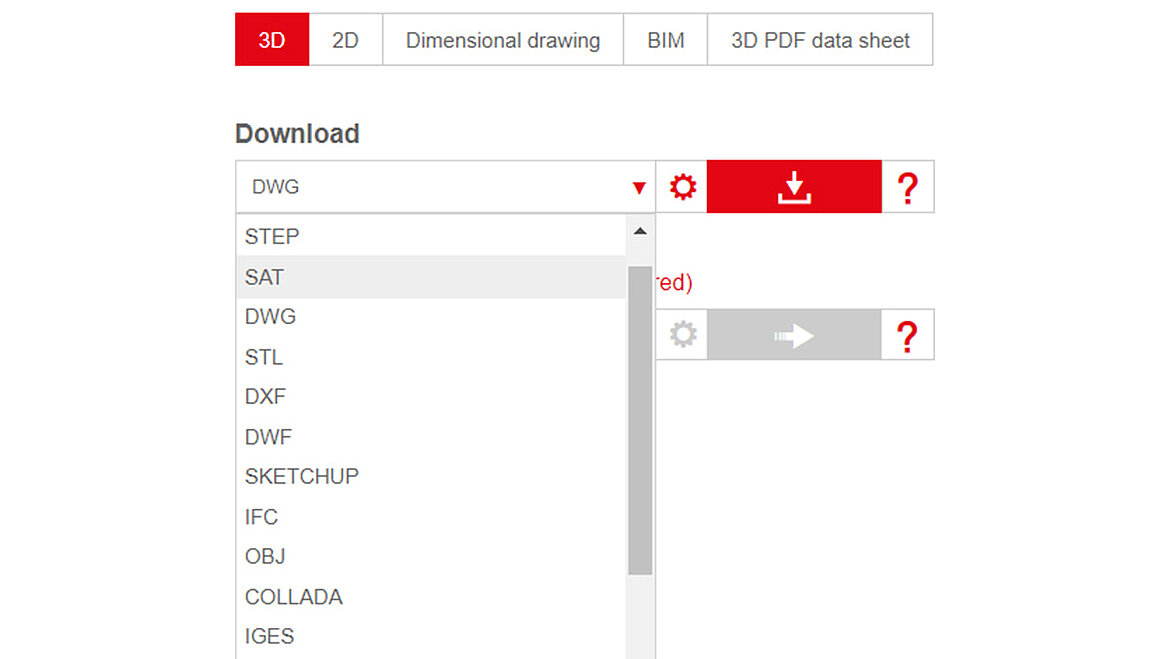 Downloads in the LAMILUX BIM and product configurator