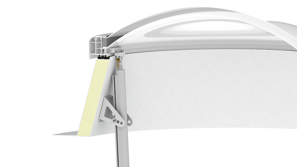 LAMILUX Rooflight F100 Circular Spindle motor