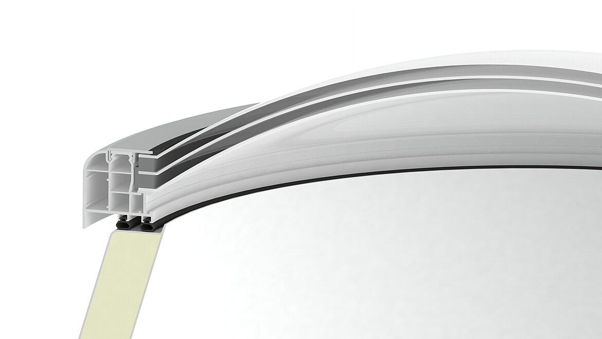 LAMILUX Rooflight F100 Circular glazing