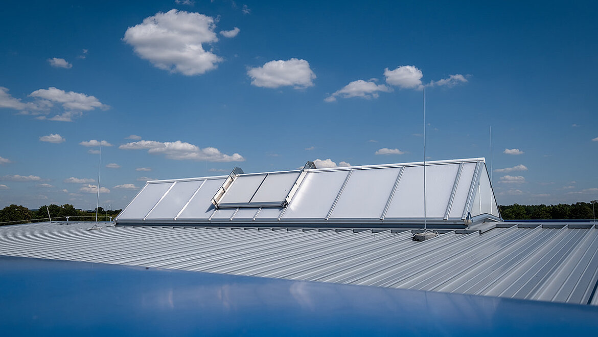 LAMILUX Continuous Rooflight S with Flaps