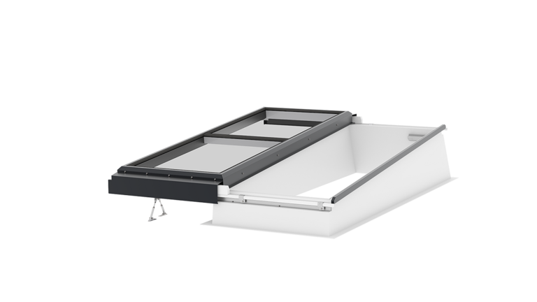 LAMILUX Flat Roof Access Hatch Comfort Solo, open