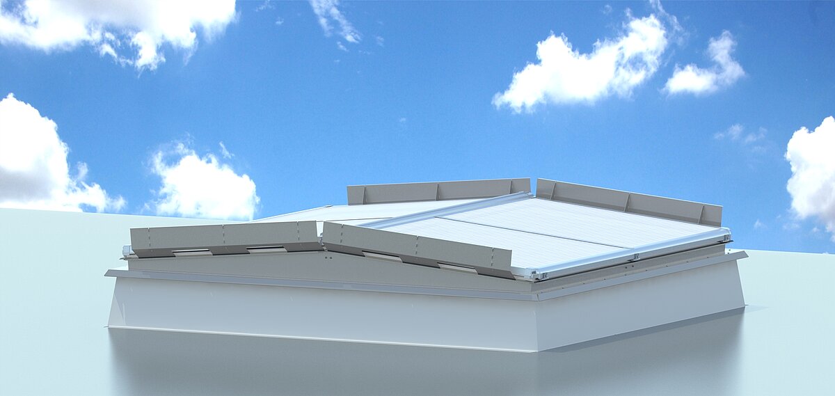 Exutorio doble LAMILUX