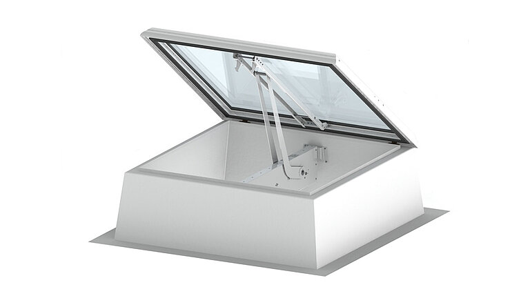 Smoke Lift Glass Skylight F100