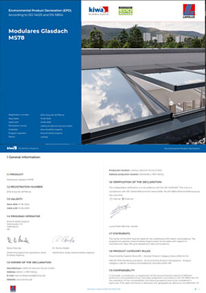 Modular Glass Skylight MS78