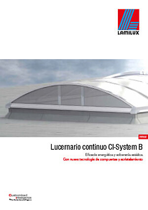 Lucernario continuo CI-System B