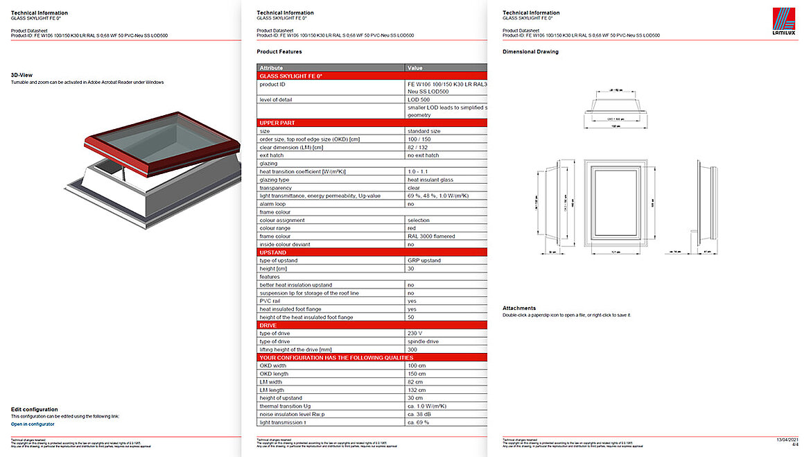 Download centre in the LAMILUX BIM and product configurator Create and download LAMILUX daylight systems using the product configurator | insights by LAMILUX