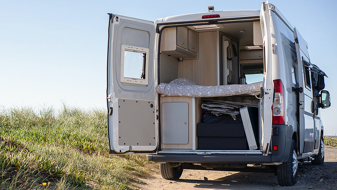 Rear garage motorhome Rear garage motorhome | insights by LAMILUX