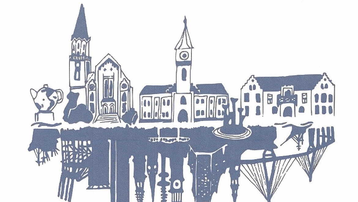 Skyline illustration Selb Skyline of Selb | insights by LAMILUX