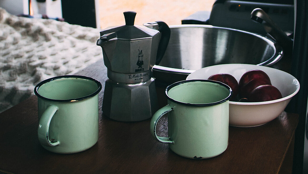 Dishes in motorhomes Dishes in motorhomes | insights by LAMILUX