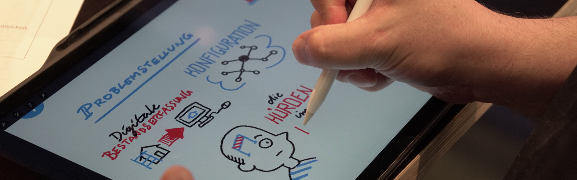 LAMILUX Design Thinking Scribble auf der digitalBAU 2020 | insights by LAMILUX