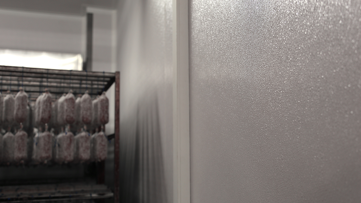 Embossed GRP sheet with textured and glossy surface LAMILUX