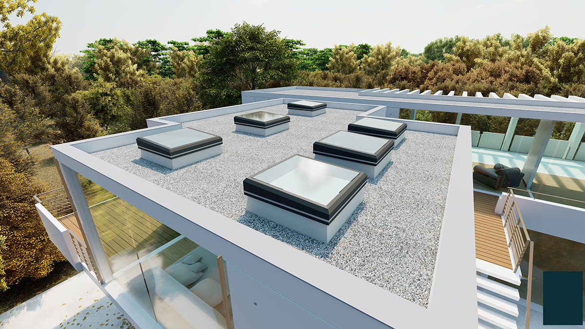 Glass Skylight FE 3° aluminium LAMILUX