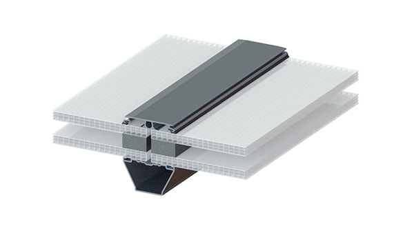 LAMILUX Continuous Rooflight B Type PC10 + PC10 + tc 16