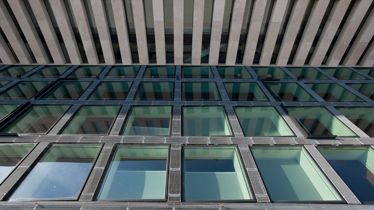 LAMILUX Glass Skylight FE on the Library at Humboldt University in Berlin