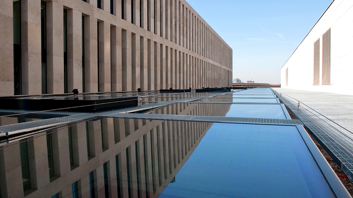 LAMILUX Glass Skylight FE on the Library at Humboldt University in Berlin