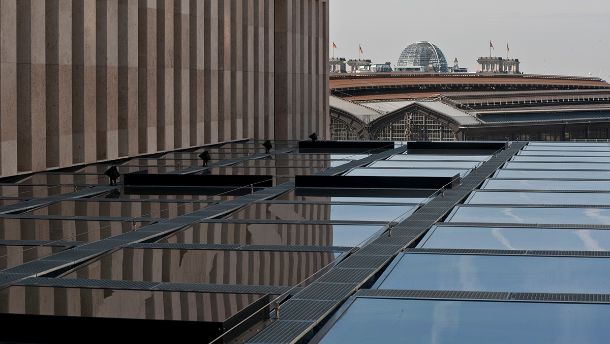 LAMILUX Glass Skylight FE on the Library at Humboldt University in Berlin