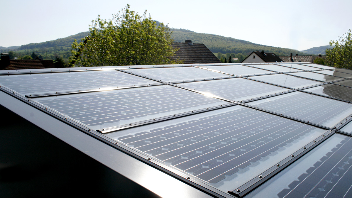 LAMILUX Glass Roof PR60 at the Administration Building of IBC Solar AG in Bad Staffelstein (Germany)