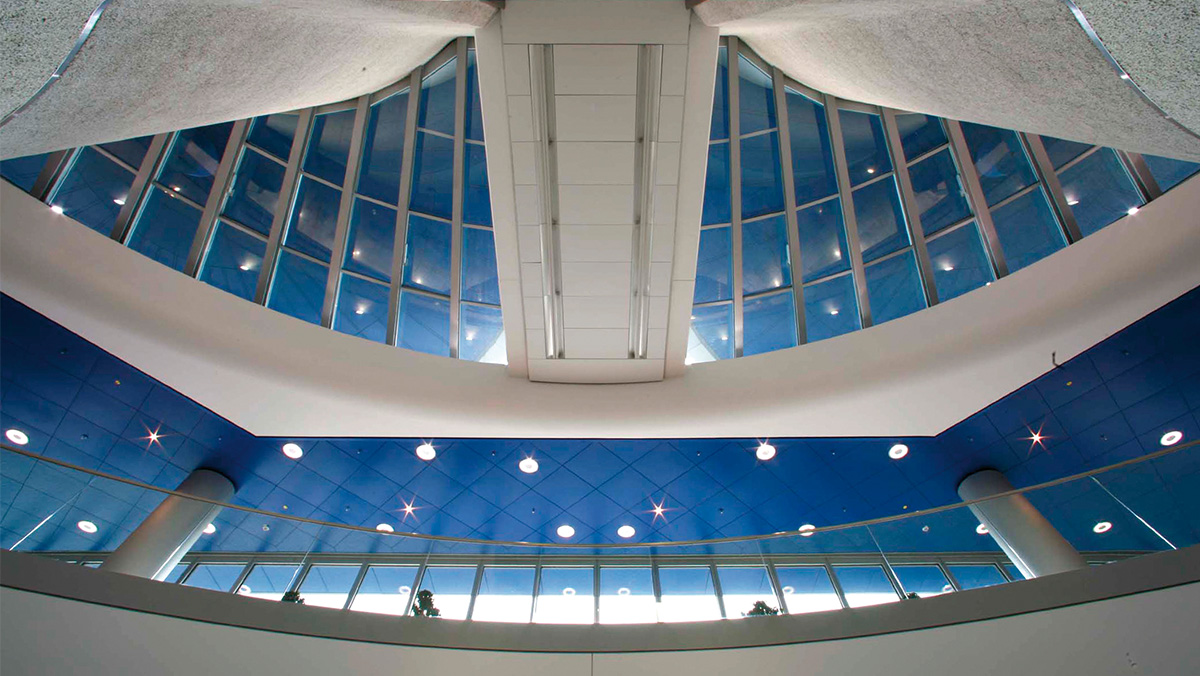 LAMILUX Glass Roof PR60 at the High-rise building of BMW in Munich (Germany)