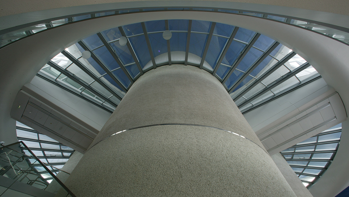 LAMILUX Glass Roof PR60 at the High-rise building of BMW in Munich (Germany)