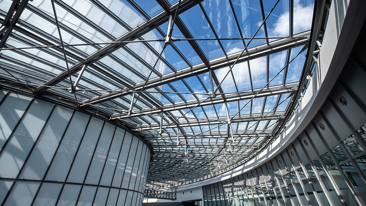 LAMILUX Glass Roof PR60 at the Research and Innovation Center of the BMW Group in Munich (Germany)