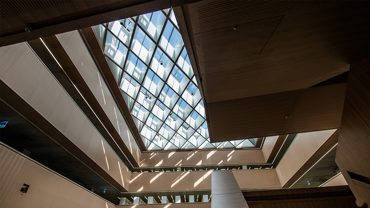LAMILUX Glass Roof PR60 at the Education institution in Darmstadt (Germany)