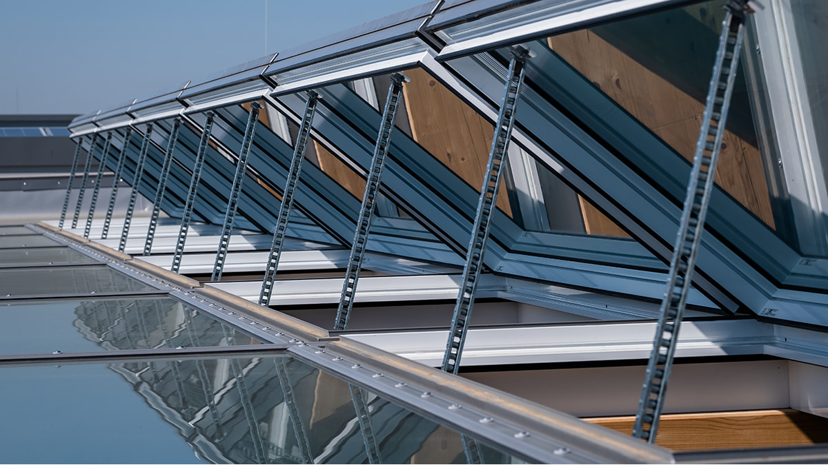 LAMILUX Glass Roof PR60 at the Organic Food Store Byodo in Mühldorf am Inn (Germany)