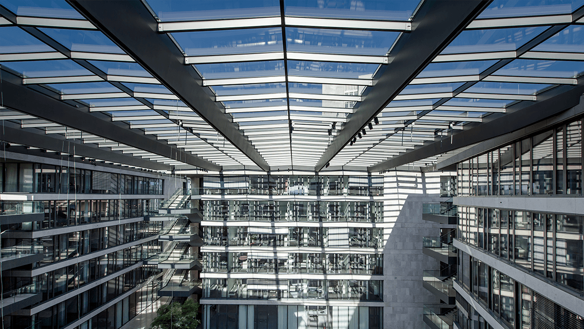 LAMILUX Glass Roof PR60 at the FGS Campus in Bonn (Germany)