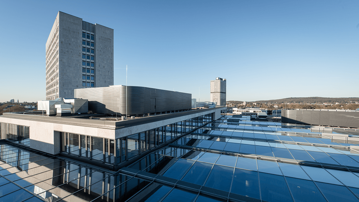 LAMILUX Glass Roof PR60 at the FGS Campus in Bonn (Germany)