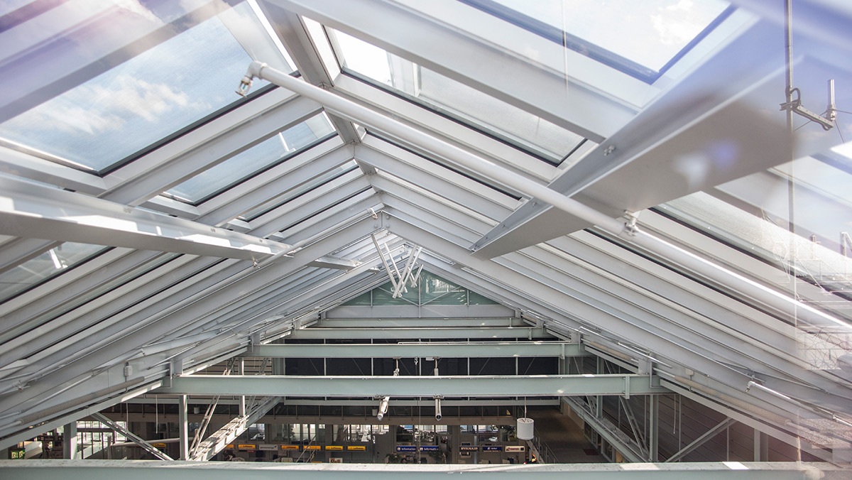 LAMILUX Glass Roof PR60 at the Airport in Nuremberg (Germany)