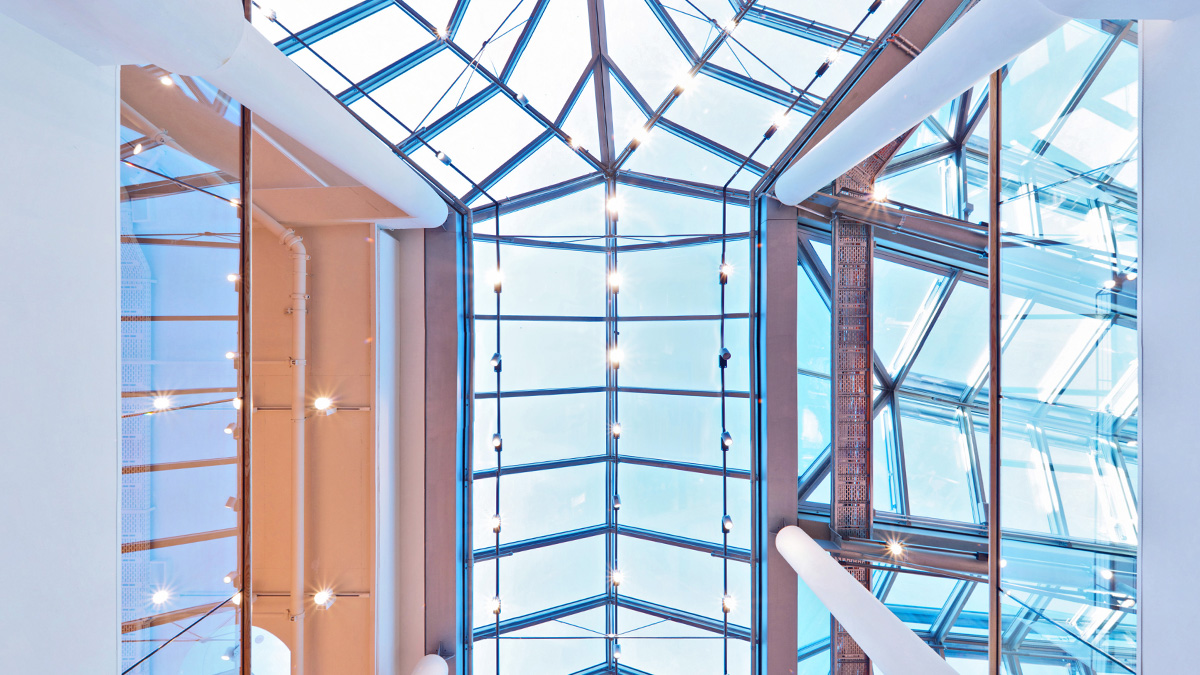 LAMILUX Glass Roof PR60 at the Globetrotter in Munich (Germany)